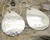 Medium Large 1 1 4 Inch Hammered Sterling Silver Teardrop Earrings