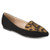 Journee Collection Womens Pointed Toe Loafer Flats Leopard  8 Regular US