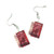 Les Miserables Victor Hugo Clay Mini Book Hypoallergenic Stainless Steel Dangle Hook Earrings