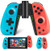 Joy Con Controller Replacement Campatiable for Nintendo Switch - Left and Right Neon Joy Pad with Wrist Strap  Alternatives for Nintendo Switch Controllers  Wired Wireless L R Switch Remotes
