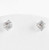 Medium Herkimer Diamond Stud Earrings  Sterling Silver