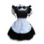 Fans-us Womens Anime Maid Costume Cosplay French Apron Maid Dress Outfit for Halloween Party-XL Black-