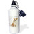 3dRose wb_4069_1 Welsh Corgi Sports Water Bottle, 21 oz, White