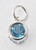 Small Genuine Blue Topaz Charm Pendant in Sterling Silver - December Birthstone - DIY Jewelry Making - Birthday Gifts for Women
