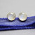 Moonstone Stud Earrings  6mm  Sterling Silver