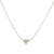 Triangle Necklace 925 Sterling Silver Dainty Geometric Necklace Pendant Jewelry 16 inches Length Plus2 ex