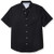 Original Penguin Men_s Short Sleeve Core Poplin Button Down Shirt with Stretch  True Black  Medium
