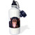 3dRose wb_23449_1 Laughing Monkey Sports Water Bottle, 21 oz, White