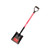 Bully Tools 82520 14-Gauge Square Point Shovel with Fiberglass D-Grip Handle