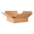 Aviditi 24246 Flat Corrugated Cardboard Box 24inch  L x 24inch  W x 6inch  H  Kraft  for Shipping  Packing and Moving -Pack of 10-