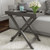 Lavish Home End Folding Modern Wooden Contemporary Side Table  Gray
