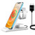 HATALKIN 3 in 1 Wireless Charging Station Compatible with Apple Products Multiple Devices Apple Watch SE 6 5 4 3 2  iPhone 12 11  Pro Max X XS XRSE 8 Plus AirPods Pro 2 QI Fast Wireless Charger Stand