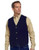 Cripple Creek Men_s Suede Leather Vest Black Medium