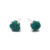Raw Turquoise Sterling Silver Stud Earrings