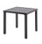 Outdoor Side End Table Metal Square Bistro Patio Coffee Table