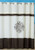 Bedford Home Lewiston Embroidered Shower Curtain with Grommets