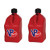 VP Racing Fuels Motorsport 5 Gallon Square Plastic Utility Jug Red -2 Pack-