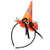 Children Halloween Headwear Mini Pointy Witch Hat Cute Hair Hoop Hairband Accessories Cosplay Party Props Decoration _ Ghost and Pumpkin Orange Witch Hat Halloween Headband Accessory _B_