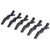 ANGGREK Hair Clip 6PCS g Salon Hair Clip Sectioning Clamp Hairpin Grip Accessories Tools Hairdressing Sectioning Clamp_Black_ ANGGREK Hair Clip 6PCS g Salon Hair Clip Sectioning Clamp Hairpin Grip Accessories Tools Hairdressing Sectioning Clamp_Black_