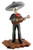 Skeleton Skull Black Mariachi Band Guitar Figurine Collectible