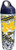 Tervis 1256308 NCAA Michigan Wolverines All Over Water Bottle with Lid, 24 oz, Clear