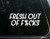 Fresh Out of F Percent CKS! _ 8_3 4 inch x 3_1 2 inch  _ Vinyl Die Cut Decal Bumper Sticker for Windows_ Cars_ Trucks_ Laptops_ Etc.