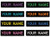 Customizable Text 1x3 Patch w Hook Fastener Morale Patch _ Black