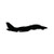 RDW F_14 Tomcat Side View Sticker _ Decal _ Die Cut _ F14 _ Matte Black 6.00 inch  x 1.38 inch