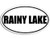 JR Studio 3x5 inch B W Oval Rainy Lake Sticker _Minnesota us Canada_ Vinyl Decal Sticker Car Waterproof Car Decal Bumper Sticker