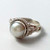 Ploymanee Jewelry Antique White Pearl Women Wedding Engagement Ring 925 Silver Jewelry Size 6_10 _7_