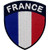 EmbTao France Shield Flag Patch Embroidered Applique Iron On Sew On French National Emblem EmbTao France Shield Flag Patch Embroidered Applique Iron On Sew On French National Emblem