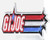 G.I. JOE Large Red White Blue Embroidered Logo PATCH