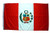 High Supply 3x5 Peru Flag with Double Stitched Edges_ 100 Percent  Polyester Fabric_ and Two Brass Grommets_ Peruvian Flag 3x5_ 3x5 Foot Flag of Peru