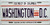 Washington D.C. License Plate Novelty Fridge Magnet