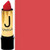 J Cosmetic Lipstick  026 Red _Pack of 3_