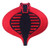 Patch Squad Men's G.I. JOE Cobra Logo Embroidered PATCH _Black Red Iron On_