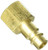 Milton 763 3/8" FNPT V Style High Flow Plug - Box of 10