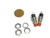 2 x Push button switch momentary spst 3a normally opened n o red mini 7mm B10