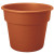 Dura Cotta Round Pot Planter Color  Terra Cotta_ Size  3.5 inch  H x 4.5 inch  W x 4.5 inch  D