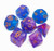 DND Dice Set Blue Purple Glitter Dice for Dungeon and Dragons D and D RPG Role Playing Games Table Games Polyhedral Dice