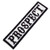 NT0518T Prospect Biker Front of Vest Jacket Title 100 Percent  Embroidered Patch Iron or Sew Size 4x1 in