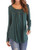 IFEOLO Women's Casual Long Sleeve Henley Shirts Buttons Up Pleated Tunic Tops Blouses(S-XXL)