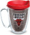 Tervis 1084450 NBA Chicago Bulls Primary Logo Tumbler with Emblem and Red Lid 16oz Mug, Quartz