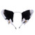 JIANGC Animal Anime Cute Fox Wolf Bear Cat Dog Ears Headband with Bells Halloween Cosplay Costume Party Hairband Headwear Headpiece Hair Accessories for Women Girls Adult Kids Bells _C_