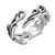 CloseoutWarehouse Sterling Silver Adjustable Eternal Flame Filigree Ring Size 7