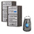 ValuePack (2 Count): Digital Replacement Camera and Camcorder Battery for Olympus BLM-1, CAMEDIA C-5060 - Includes Lens Pouch