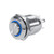 Qiilu 12mm Circle LED Waterproof Metal Momentary Push Button Switch High Flush 4 Pin 1NO_B_