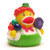 Rubber Duck Clown _ Bath Duck _ Duckshop _ L  8 cm