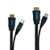 TESmart HDMI USB KVM Cable 4K 5ft_Standard Twin Cable HDMI  Plus  USB_USB Type A to USB Type B_ for KVM Swither