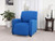 Madison Stretch Jersey Recliner Slipcover, Large, Solid, Cobalt Blue
